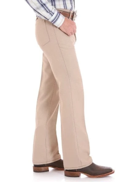 Wrangler Men's Wrancher Khaki Dress Jeans 00082KH - Image 3