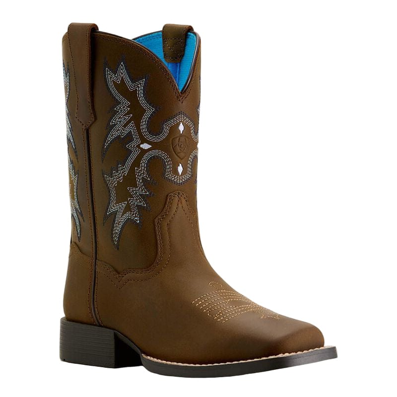 Ariat Boys Distressed Brown Tombstone Western Boots 10063834