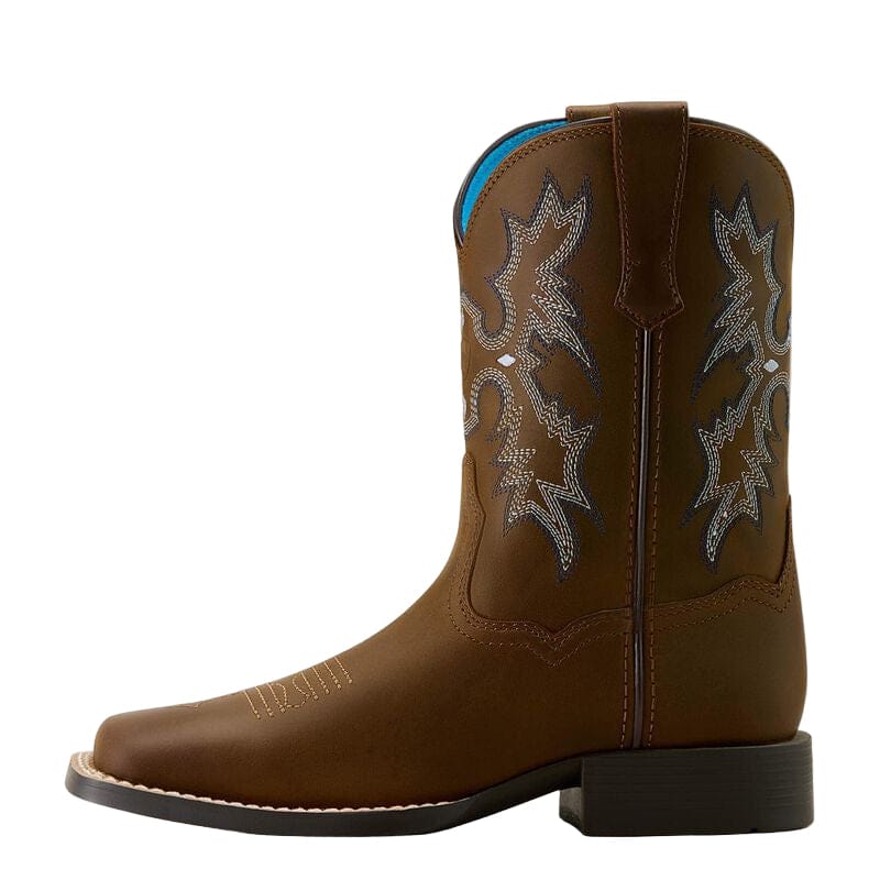 Ariat Boys Distressed Brown Tombstone Western Boots 10063834 - Image 2