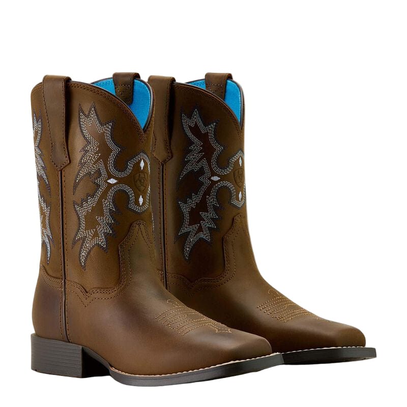 Ariat Boys Distressed Brown Tombstone Western Boots 10063834 - Image 4