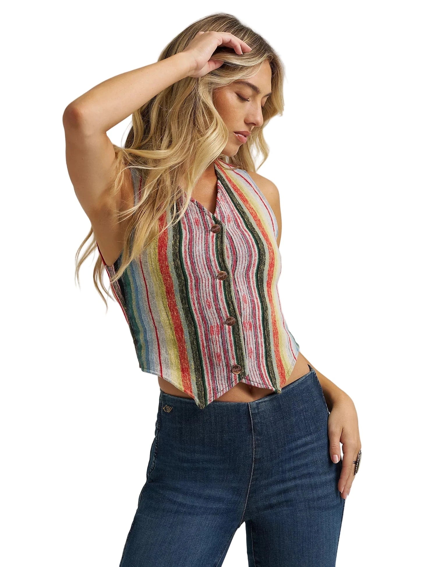 Wrangler X Lainey Wilson Women's Ben Jacquard Vest 112370409