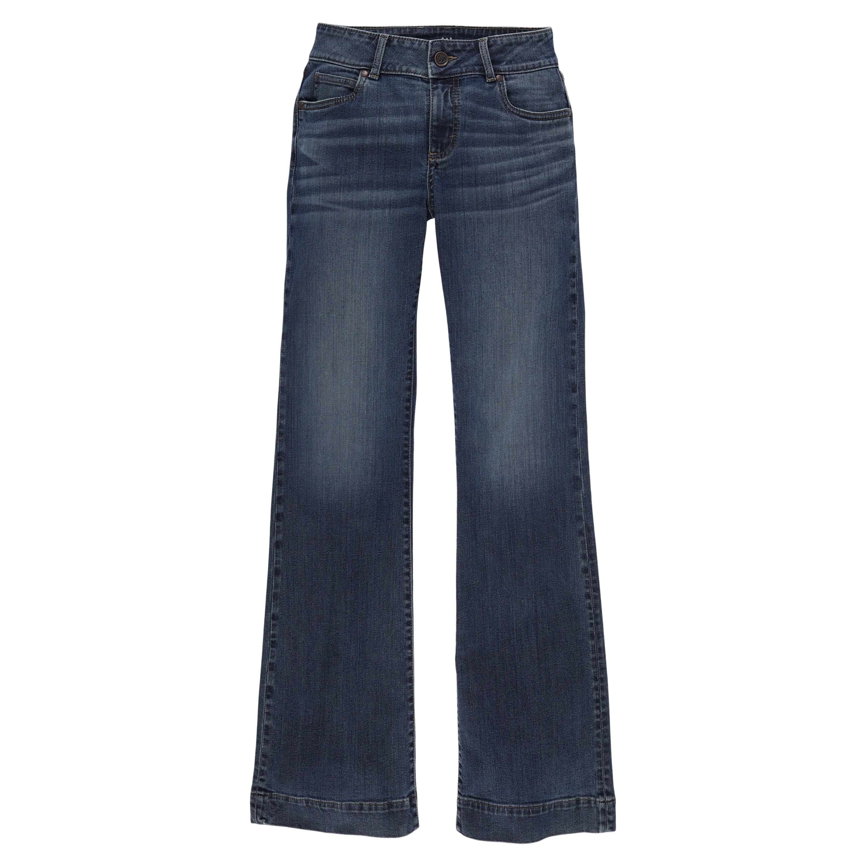 Wrangler Women's Retro Mae Mid Rise Wide Leg Jeans 2328737 - Image 7
