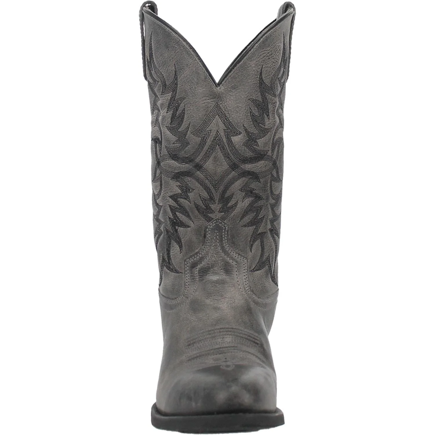 Laredo Men's Harding Grey Leather Cowboy Boots 68457 - Image 3