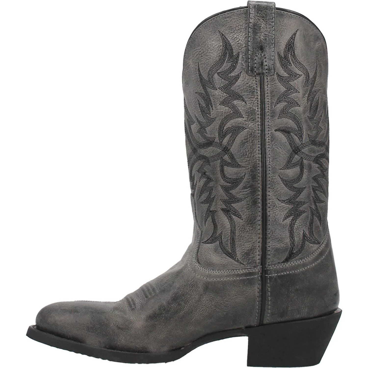 Laredo Men's Harding Grey Leather Cowboy Boots 68457 - Image 6