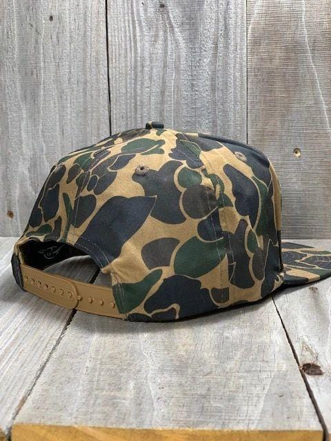 7 Panel Old School Solid Wax Cap w- Leather Patch - Image 3