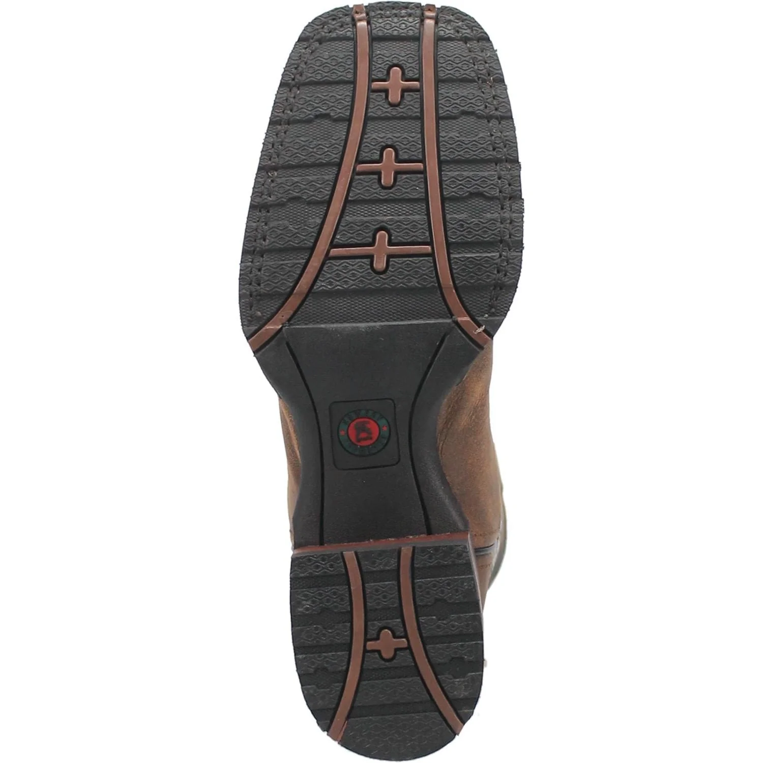 Laredo Men's Kosar Tan/Black Leather Cowboy Boots 7937 - Image 7