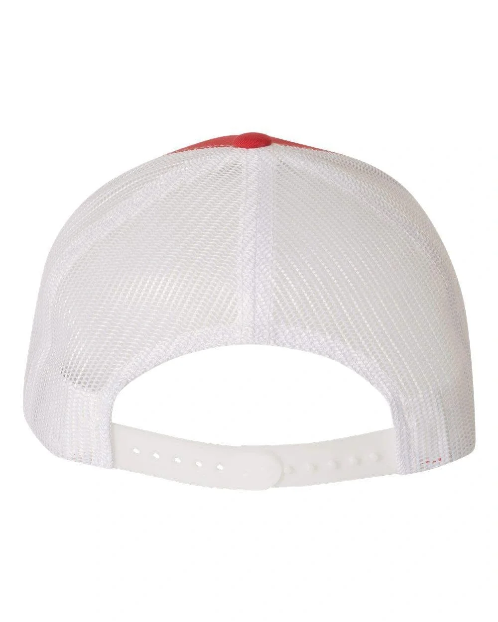 AFW Fishing Patch Hat - Red - White Snapback Trucker - Image 2