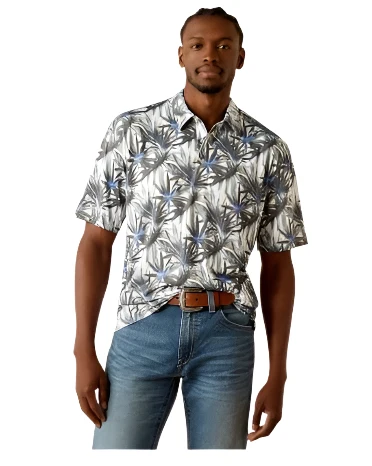Ariat Men's All Over Print Tropical Polo Shirt 10058781