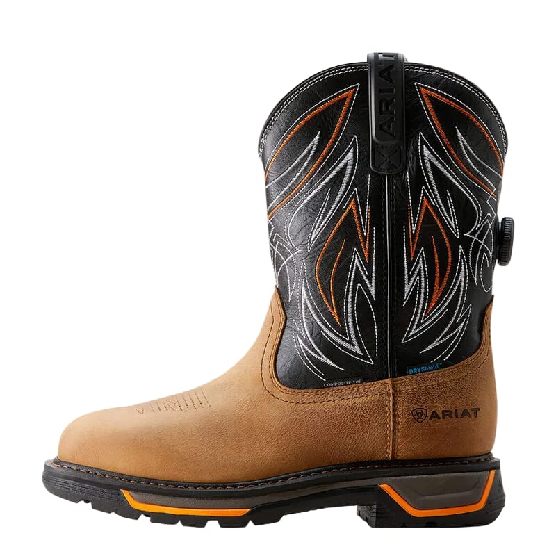 Ariat Men's Big Rig BOA Waterproof Wide Square Toe Composite Toe Work Boot 10053617 - Image 4