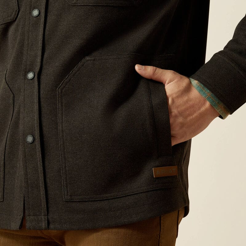 Ariat Men's Black Cattleman Shirt Jacket 10062440 - Image 5