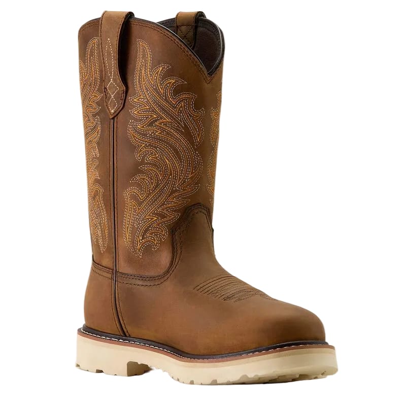 Ariat Men's Distressed Brown Activator Argo Waterproof Work Boots 10063860