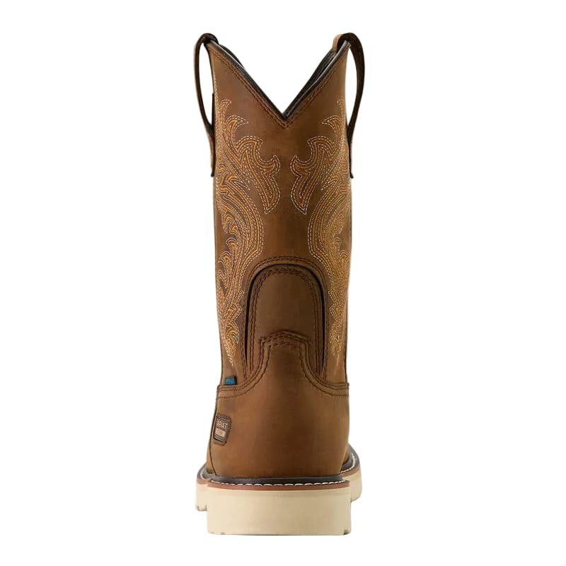 Ariat Men's Distressed Brown Activator Argo Waterproof Work Boots 10063860 - Image 5