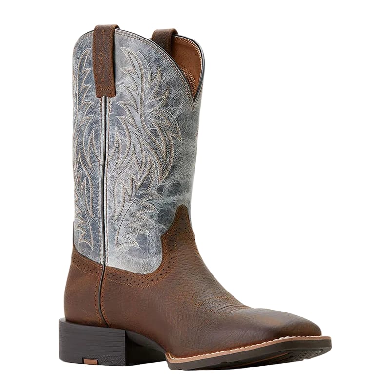 Ariat Men's Earth Brown & Glacier Blue Sport Western Boot 10053731