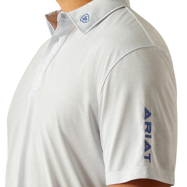 Ariat Men's Halogen Blue Team Logo Polo Shirt 10058735 - Image 4
