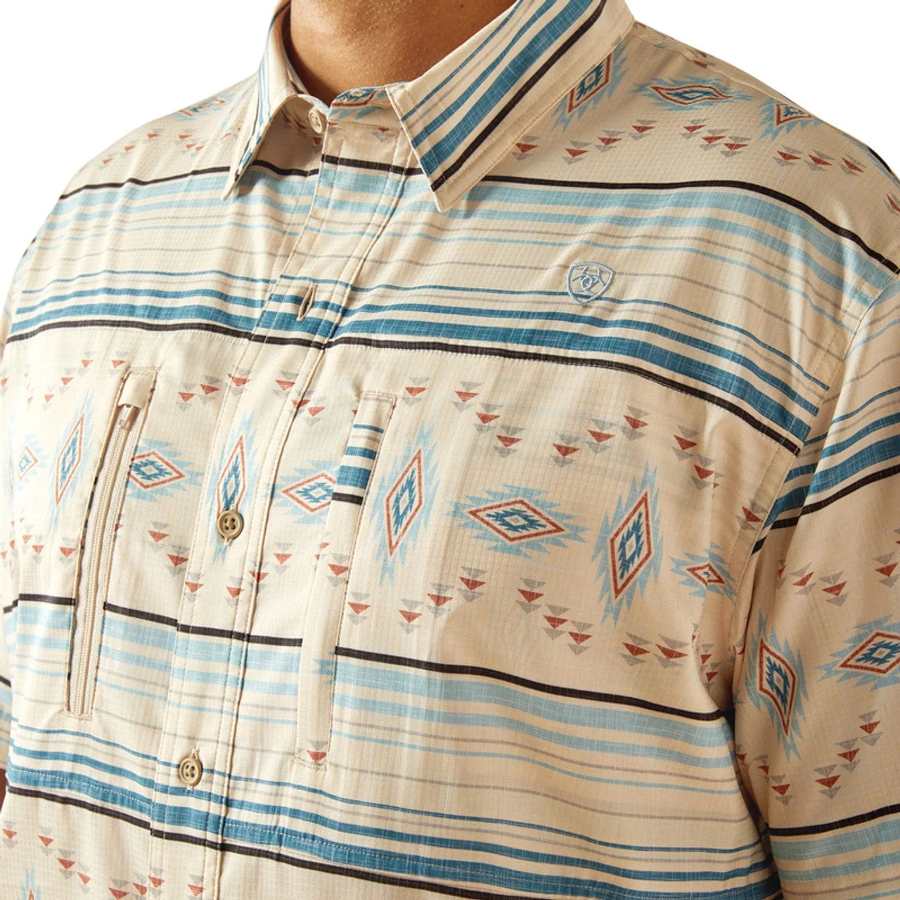 Ariat Men's Moonbeam Ventek Short Sleeve Classic Fit Shirt 10058810 - Image 5