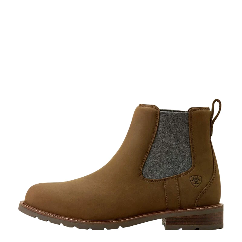 Ariat Men's Palm Brown Wexford Waterproof Chelsea Work Boot 10063986 - Image 3