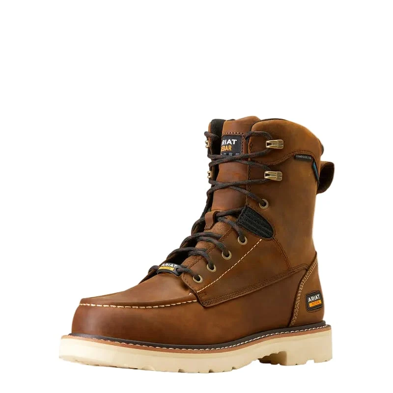 Ariat Men's Rebar Lift 8" Waterproof Composite Toe Work Boot 10047028 - Image 2
