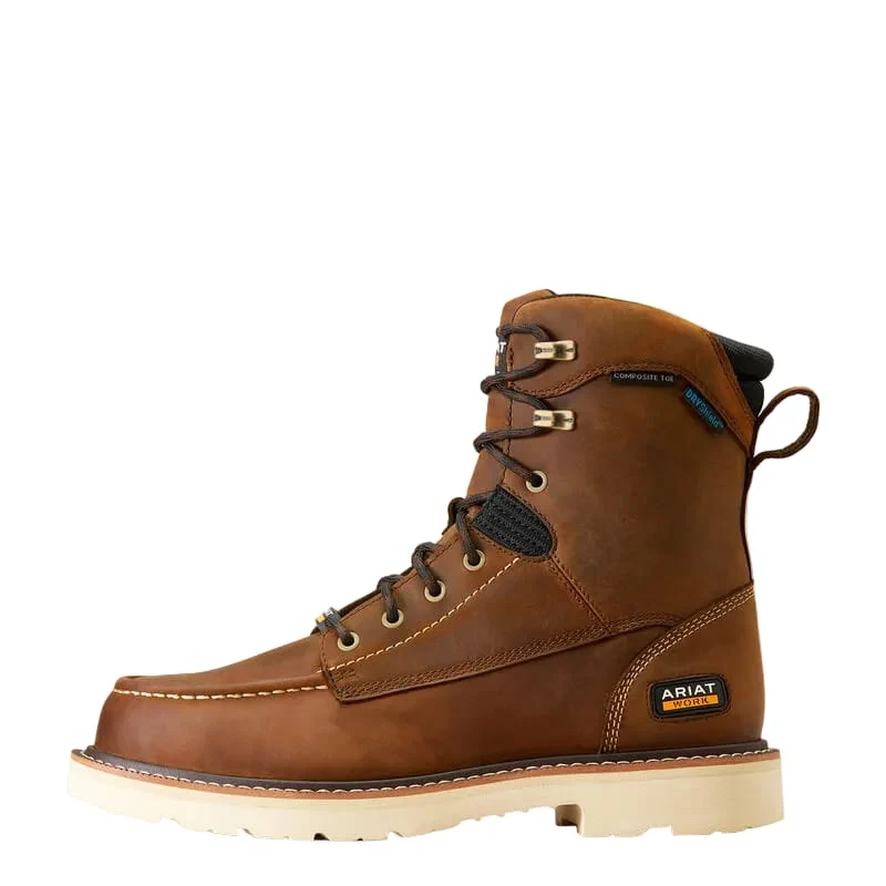 Ariat Men's Rebar Lift 8" Waterproof Composite Toe Work Boot 10047028 - Image 3