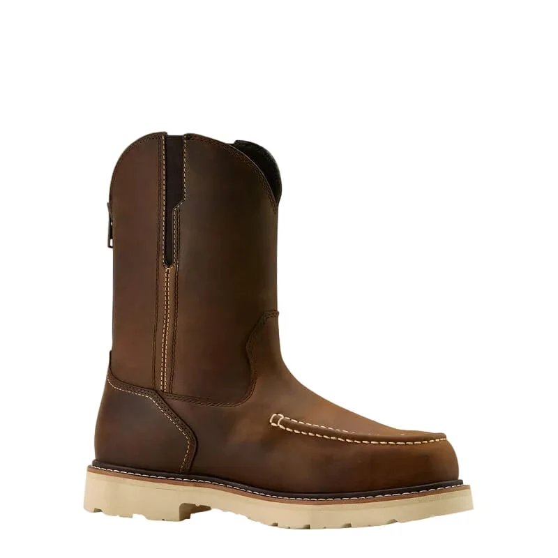 Ariat Men's Rebar Lift Pull On Moc Toe Composite Toe Work Boot 10061114
