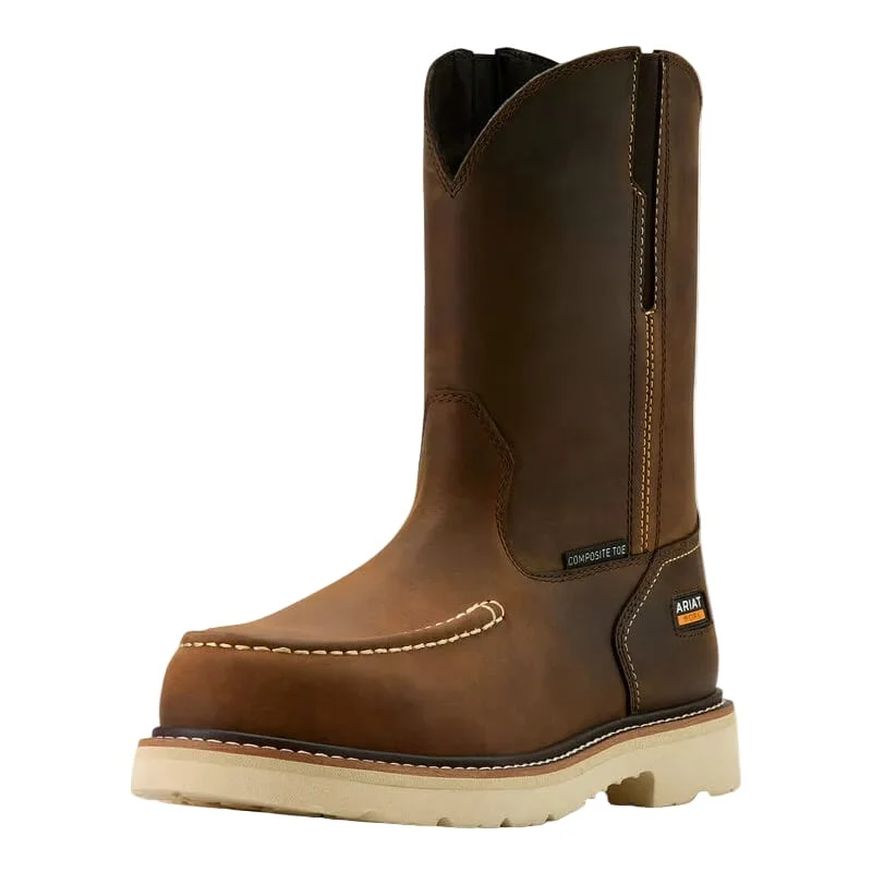 Ariat Men's Rebar Lift Pull On Moc Toe Composite Toe Work Boot 10061114 - Image 2