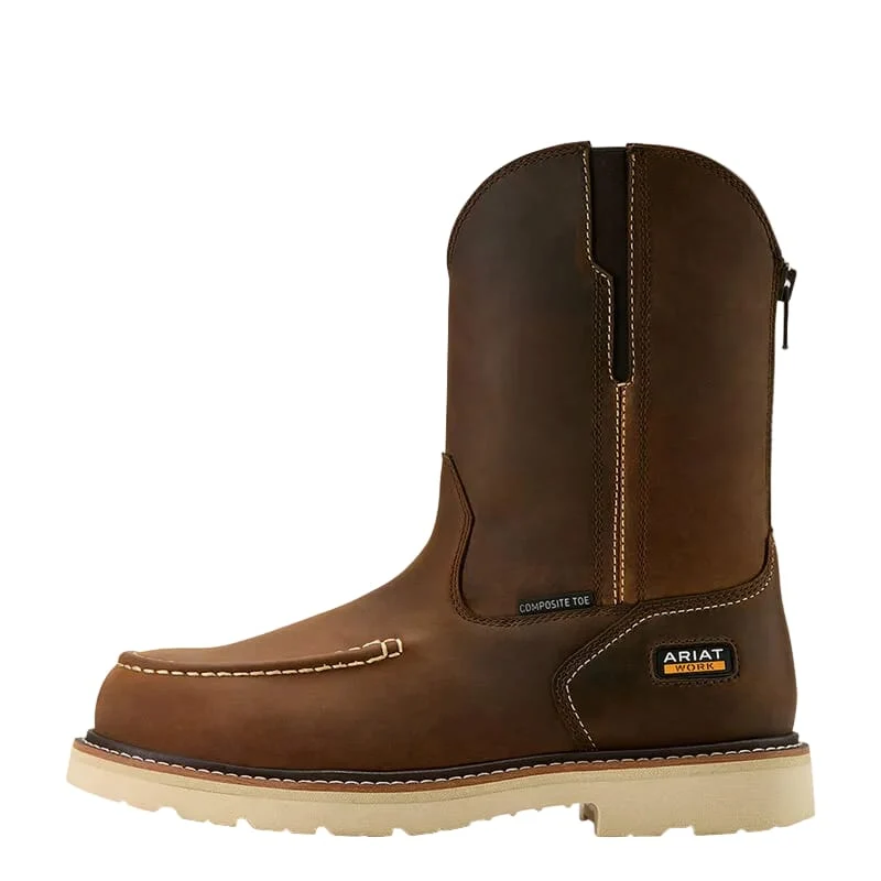 Ariat Men's Rebar Lift Pull On Moc Toe Composite Toe Work Boot 10061114 - Image 3