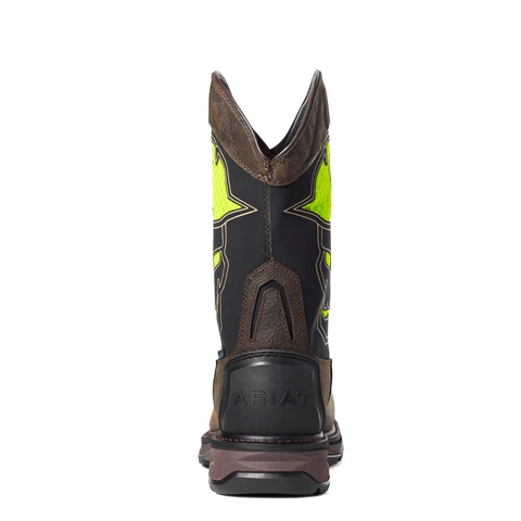 Ariat Men's WorkHog XT VentTEK Iron Coffee Bold Waterproof Carbon Toe Work Boots 10035881 - Image 4