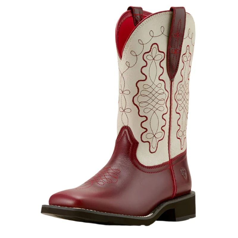 Ariat Women's Callie Cherry Red Western Boot 10061202 - Image 2