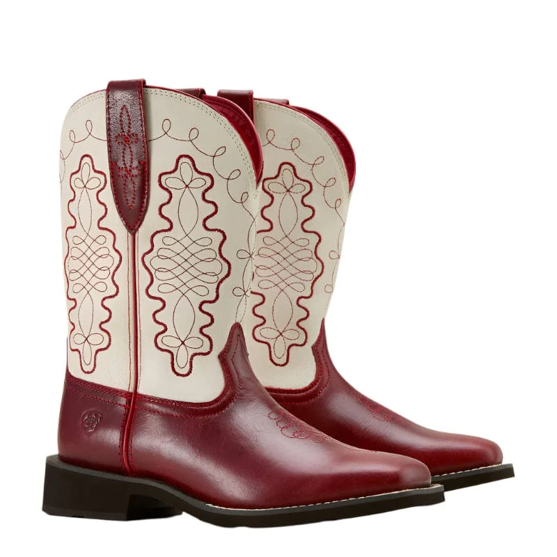 Ariat Women's Callie Cherry Red Western Boot 10061202 - Image 5