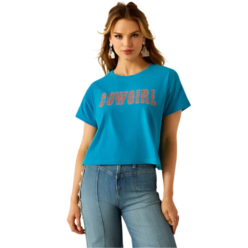 Ariat Women's Enamel Blue Cowgirl T-Shirt 10058774