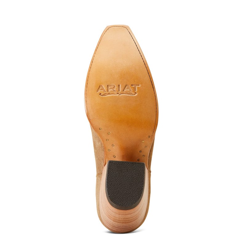 Ariat Women's Hazel Chimayo Dijon Roughout Snip Toe Booties 10046971 - Image 6