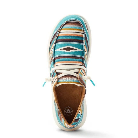 Ariat Women's Hilo Turquoise Serape Shoes 10044590 - Image 4