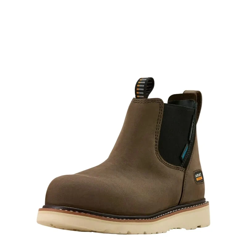 Ariat Women's Rebar Wedge Chelsea Waterproof Composite Toe Work Boot 10061117 - Image 2