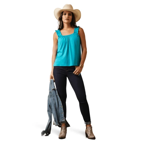 Ariat Women's Tilly Viridian Green Tank 10043675 - Image 4