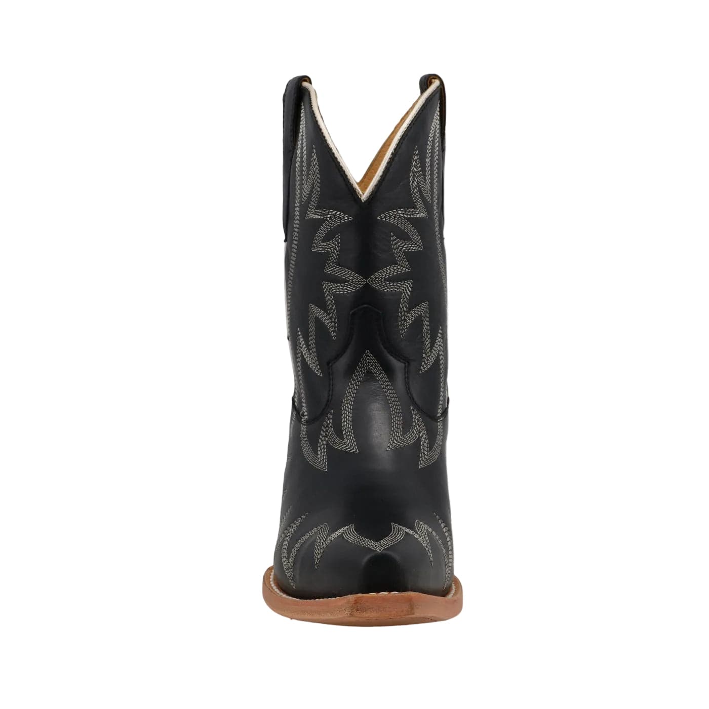 Black Star Women's Black and Ivory Electra Western Booties WBSN048 - Image 3