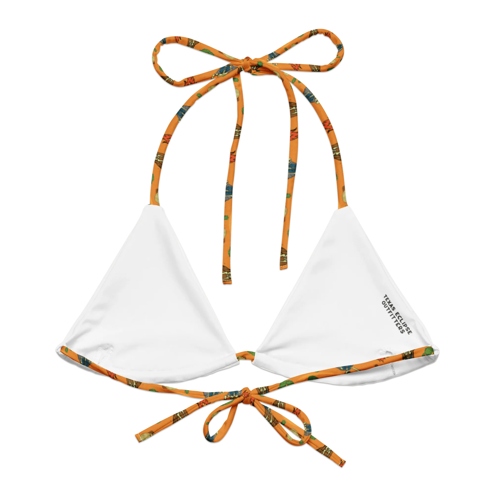 Bones and Embers: Vaquero’s Last Dance String Bikini Top - Image 2