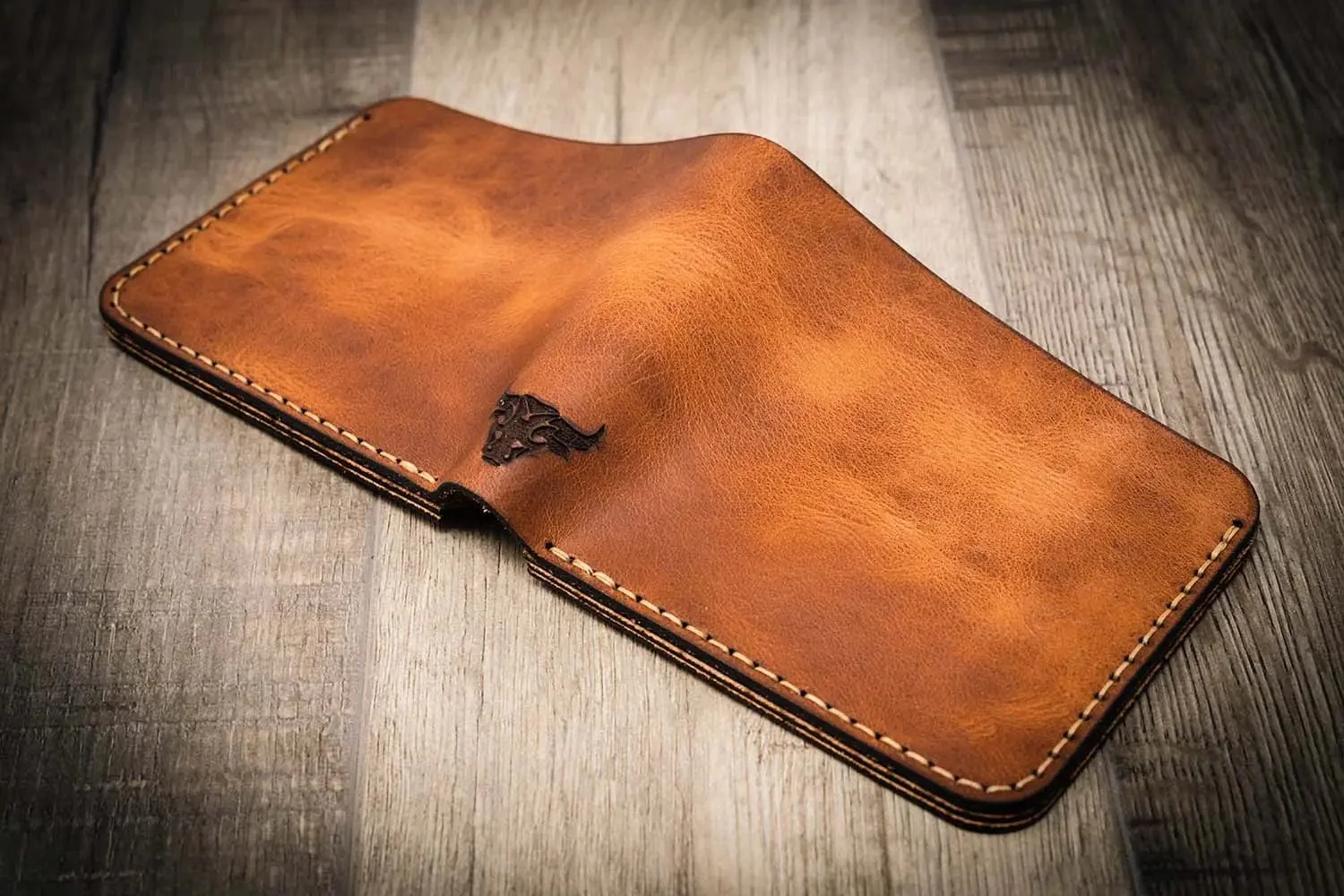 Bull Sheath Leather Men's Big Bend Bifold Wallet - Image 20