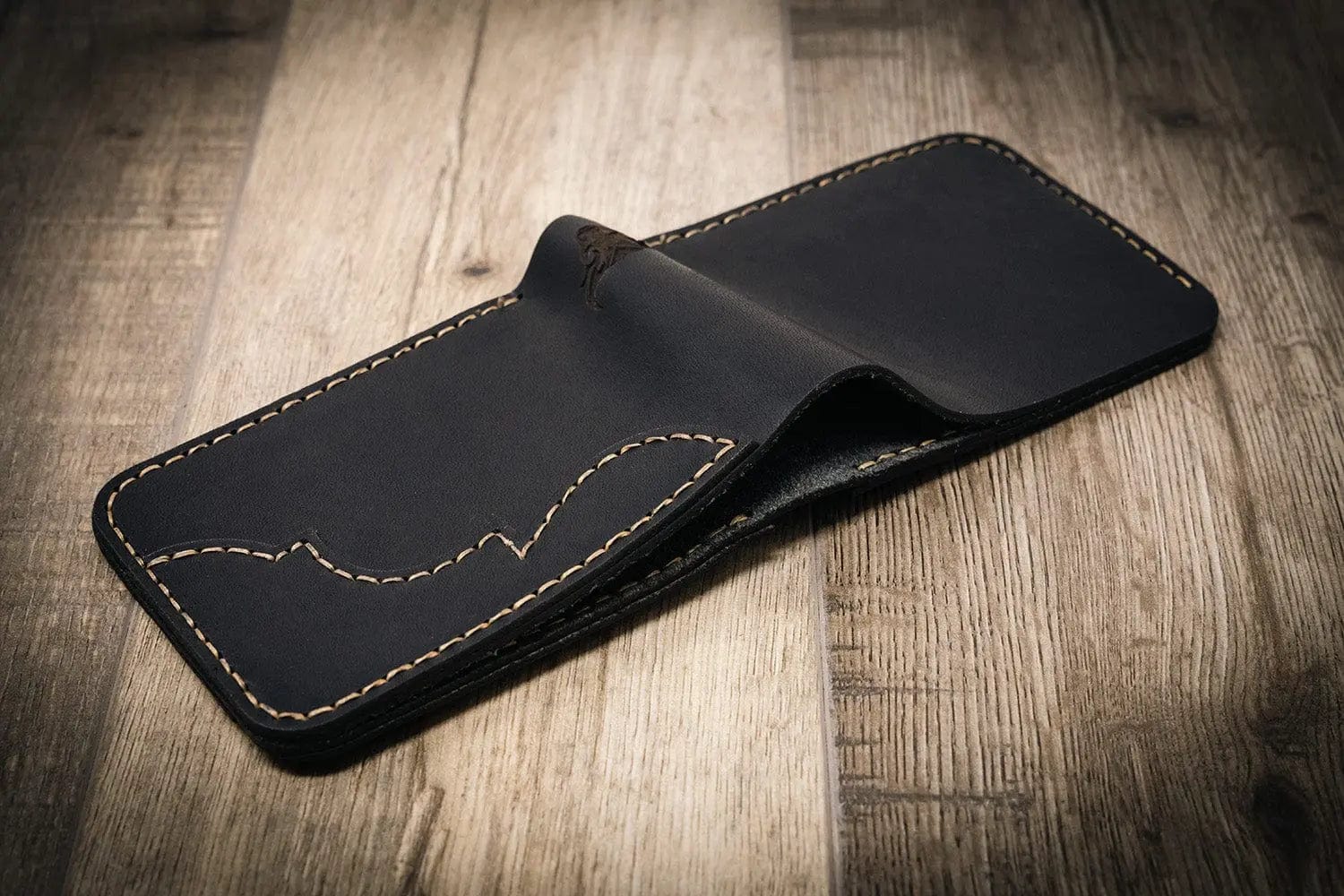 Bull Sheath Leather Men's Western Bifold Wallet - Image 22