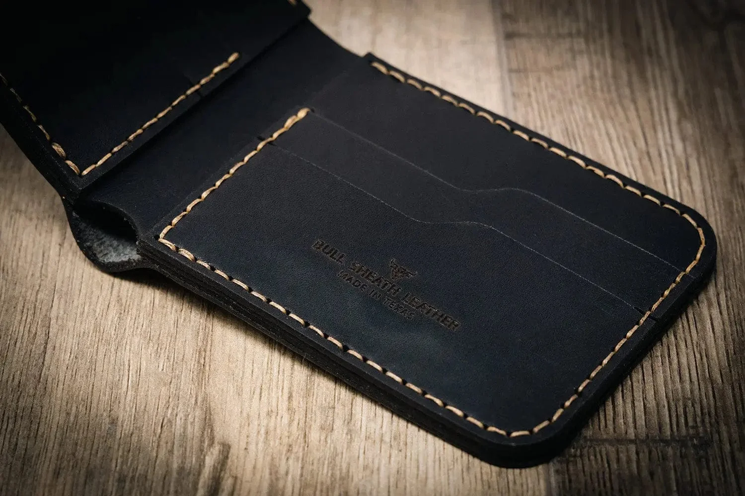 Bull Sheath Leather Men's Western Bifold Wallet - Image 24