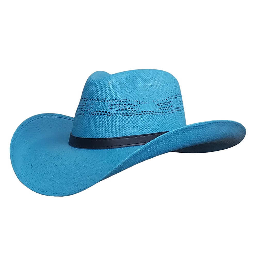 Gone Country Cabo Turqouise - Straw Bangora Cowboy Hat
