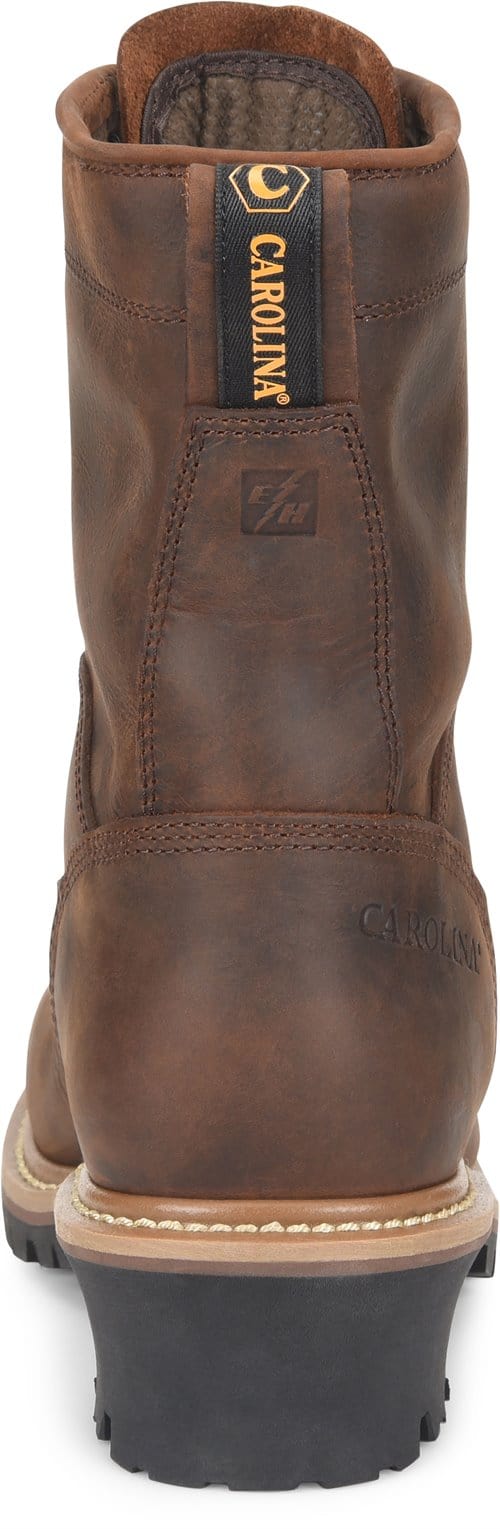 Carolina Men's 8" Waterproof Lace To Toe Logger Work Boots CA8824 - Image 3
