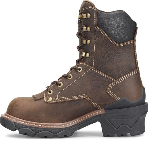 Carolina Men's Cardinal 8" Waterproof Comp Toe Logger Work Boots CA7837 - Image 3
