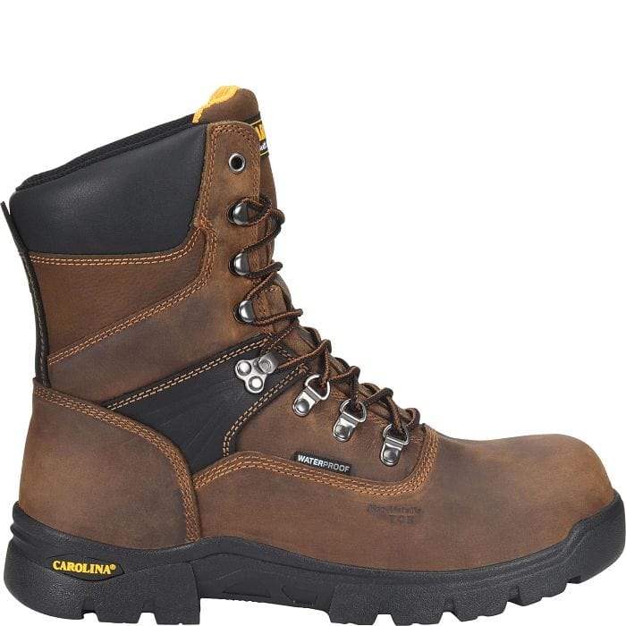 Carolina Men's Cathode Brown Waterproof Composite Toe Work Boots CA5589 - Image 2