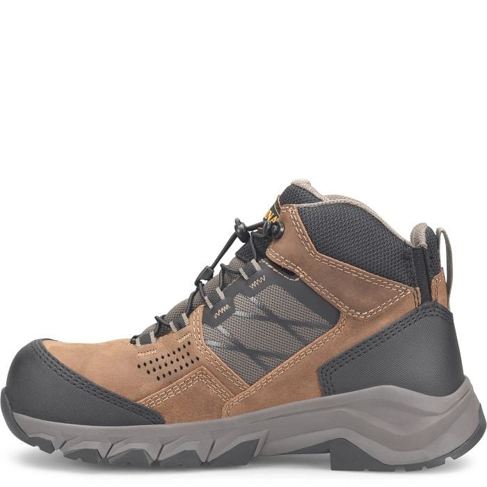 Carolina Men's Ironhide Brown Ez Entry Waterproof Round Toe Hiker Boots CA5053 - Image 3