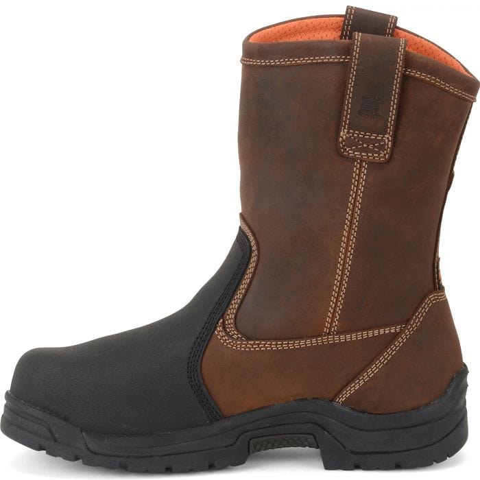 Carolina Men's Ranch Wellington Well X Dark Brown Metguard Composite Toe Work Boots CA4582 - Image 3