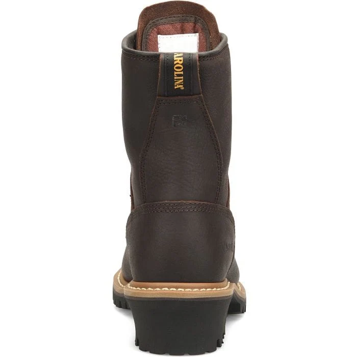Carolina Women's Elm Dark Brown Round Toe Work Boots CA421 - Image 6