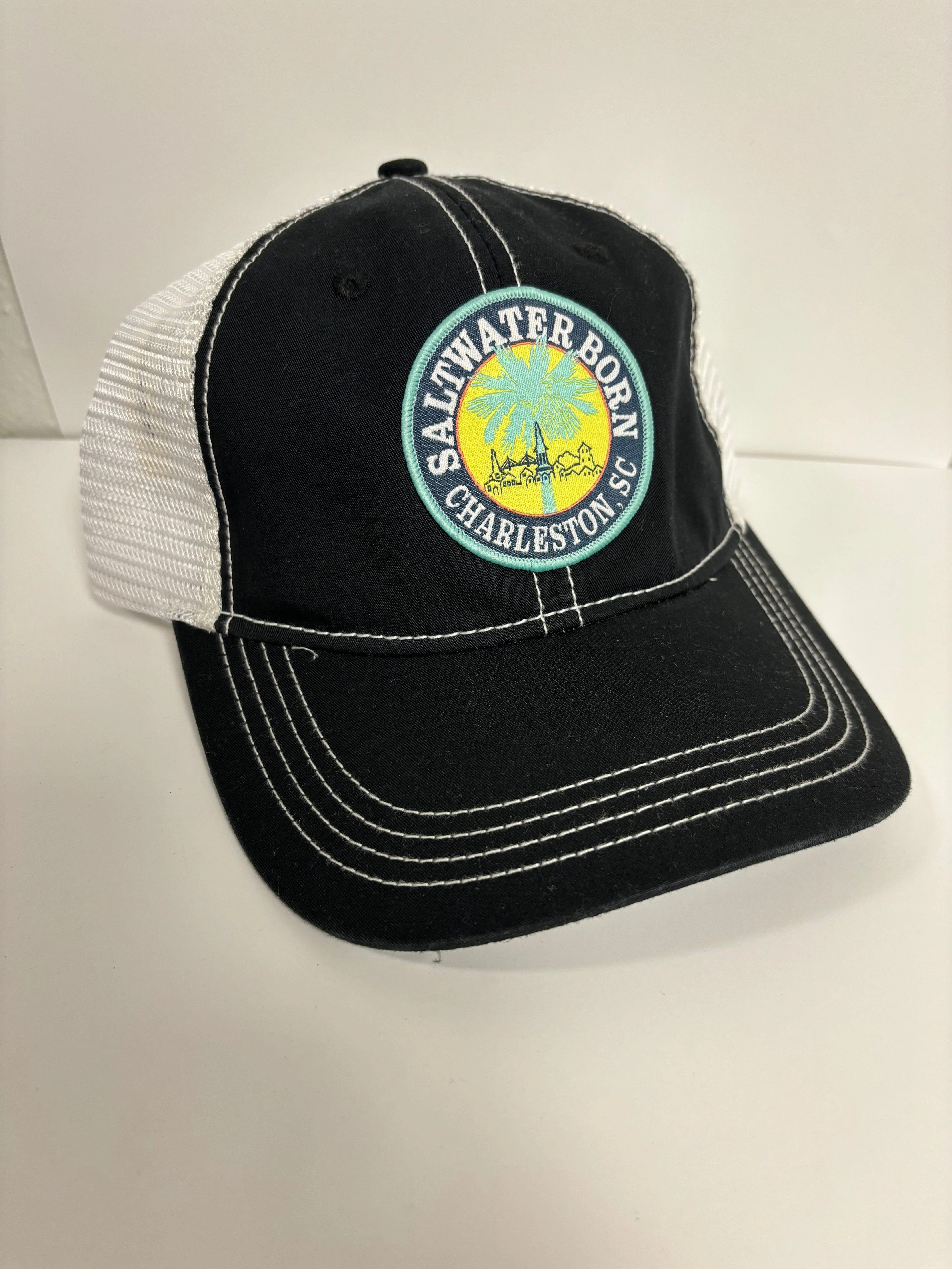 Charleston, SC Vintage Trucker Mesh Hat - Image 2