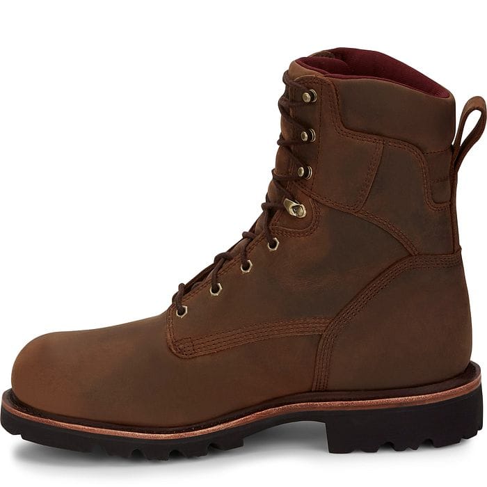 Chippewa Men's Bay Apache Super DNA 8" Waterproof Steel Toe Work Boots 59330 - Image 3