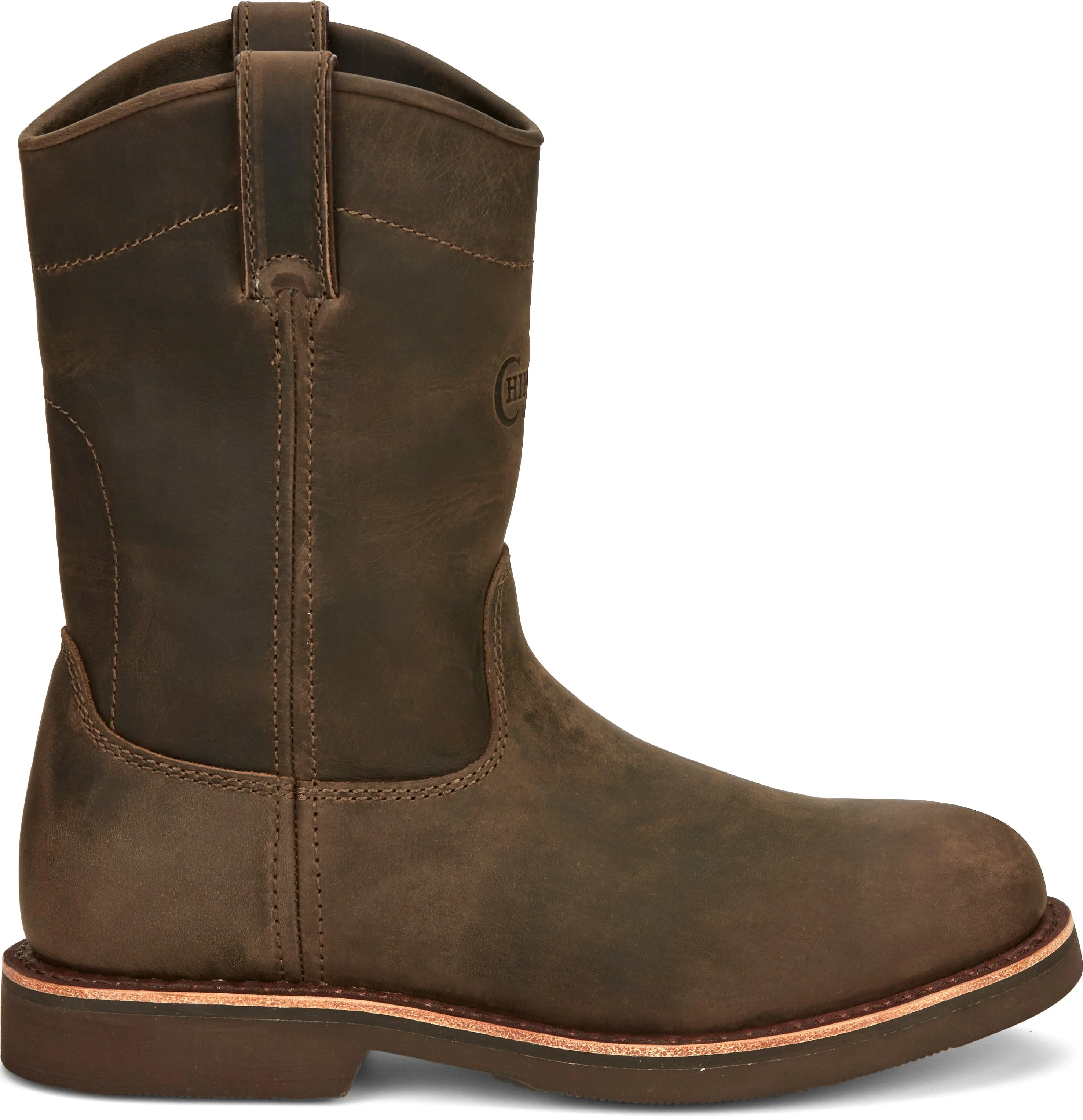 Chippewa Men's Classic 2.0 Brown Round Toe Western Boots NC2075 - Image 3