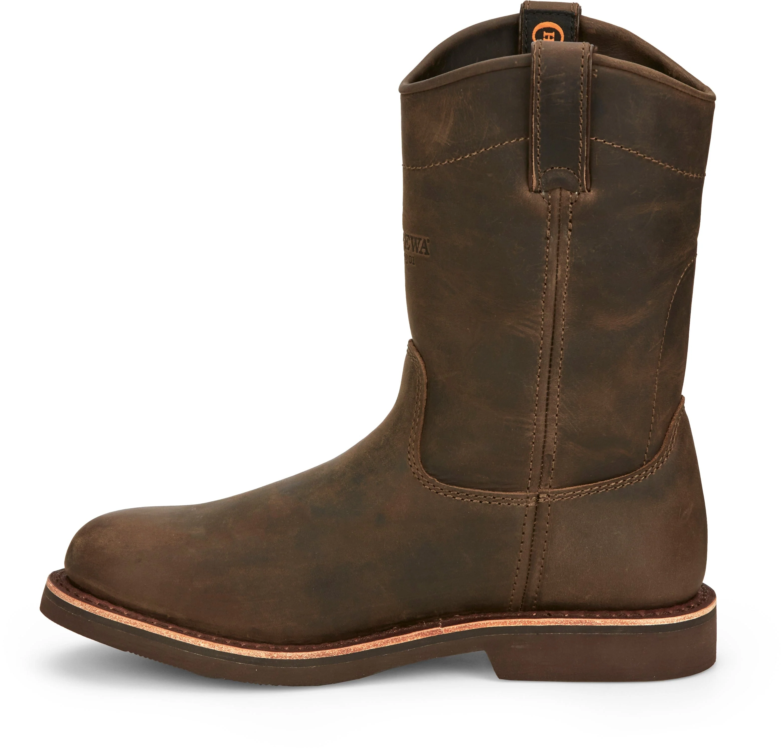 Chippewa Men's Classic 2.0 Brown Round Toe Western Boots NC2075 - Image 4
