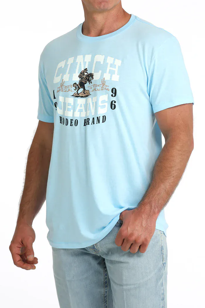 Cinch Men's Light Blue Graphic T-Shirt MTT1690722 - Image 2